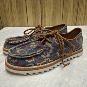 Sperry Top-Sider Shoes Women Size 8 Cloud Captain Oxford Vibram Paisley Men 6.5